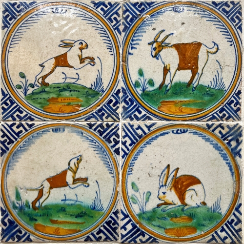 Coloured animals 1600-1650
